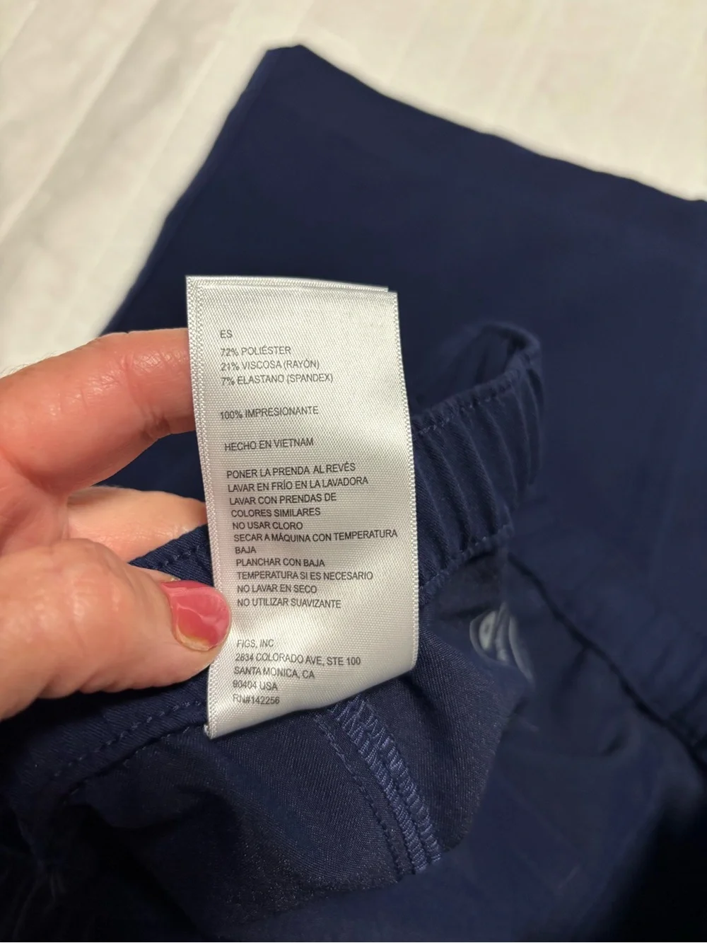 FIGS Cairo Men’s Scrub Pants Navy Blue PO 9379 Large